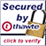 secured by thawte